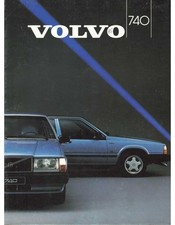 ▄▀▄ Brochure VOLVO 740 (1987) Y compris Turbo D- Français ▄▀▄