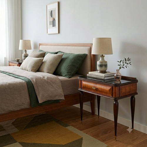 Tables chevet vintage - tables,