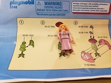 personnage / princesse pour salon de beauté de princesse playmobil 5148