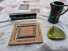 Lot D Objets  Publicitaire  Plv Broc Jb,cendrier Idéal Deco