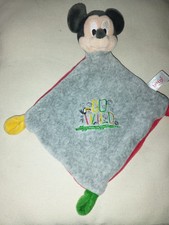 Doudou Plat Mickey Brodé "Go Wild" Disney Baby