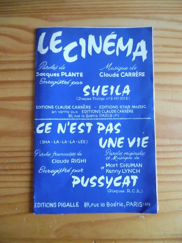Partition orchestre sheila le - sheila,