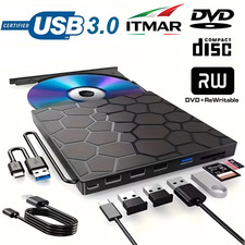 Lecteur Graveur 8 En 1 Disque