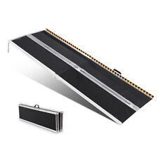 VEVOR Rampe de fauteuil roulant pliante de seuil alu portable 213,36 cm 363 kg