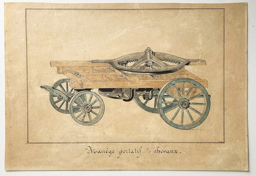 Manege portatif des - portatif, chevaux"