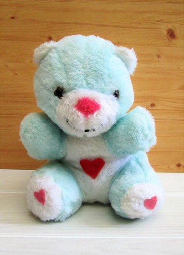 Peluche ours vintage assis - peluche,
