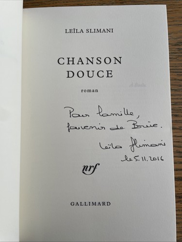 Leila slimani chanson douce - leila,
