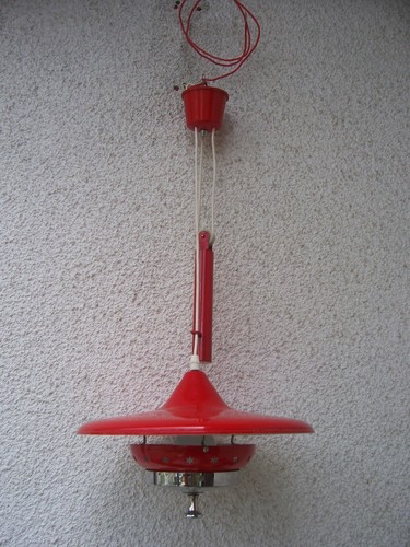 Lustre rouge vintage - lustre,