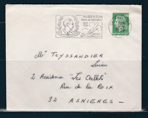 Frd enveloppe avion - enveloppe, patrie