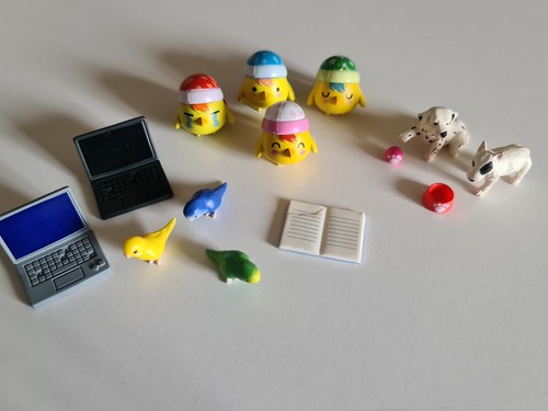 Figurines gashapon poussins - figurines,