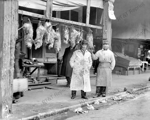 1916 new york butcher shop - 1916,