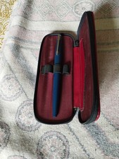  ANCIENS STYLOS PLUME PARKER BLEU PLUME ACIER