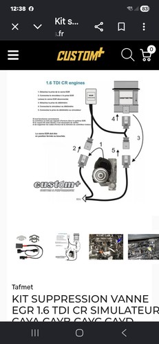 Kit egr off tdi vag - kit,