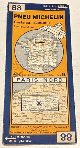 Carte michelin 88 - carte, n°