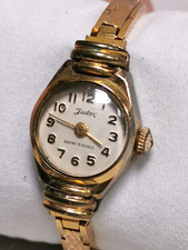 Montre Mécanique Femme JUDEX ancre 15 Rubis . Vintage Watch Plaqué OR Galv