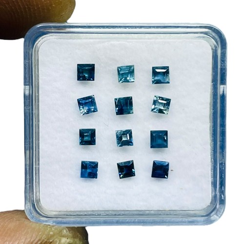Pièces saphir bleu ceylan - 12,