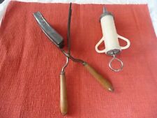 ancien fer a friser outil de