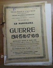 Panorama de La Guerre Mondiale 1914,15,16,18,19 Fasc. n°17 avec Illustrations