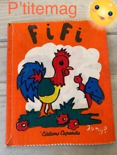 Fifi éditions Capendu livre en tissu N°T6/3 imagier vintage