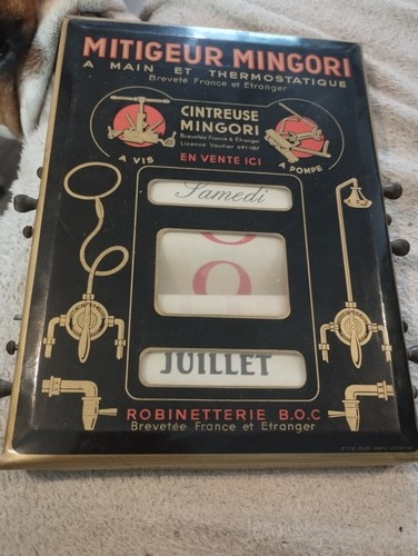 Calendrier perpétuel mitigeur - calendrier,