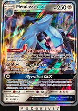 Carte Pokemon METALOSSE 85/145 Holo GX Soleil et Lune 2 SL2 FR NEUF