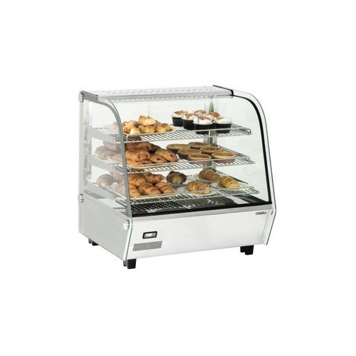 Vitrine inox chauffante 120