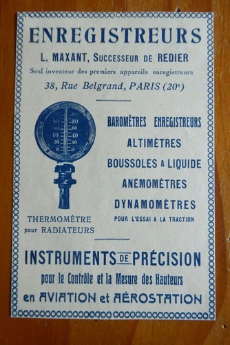 1925 pub maxant instrument - 1925,