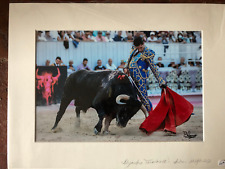 Photographie luxe Torero Alejandro Taravante signée Blanco Arles 11 sept 2021