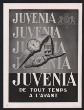 publicite 1948 Montre JUVENIA
