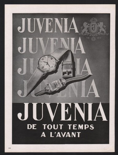 Publicite 1948 montre juvenia - publicite,
