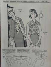 PATRON BLOUSE VESTE JUPE