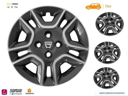Enjoliveurs gris dacia - enjoliveurs,
