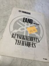 Yamaha XVZ12TD 1200 Venture données technique supplémentaires