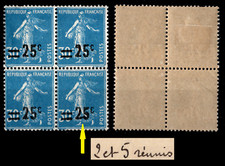 VARIÉTÉS : SEMEUSE 217d + 3 x 217 a, Neufs **/* = Cote 25€ / Lot Timbres France