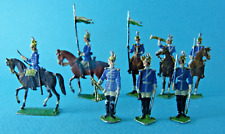 Plats d'étain - Zinnfiguren - Flat tin - Heinrichsen - Armée de Saxe - 1870
