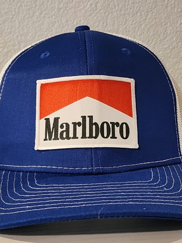 Marlboro blue white mesh - blue,