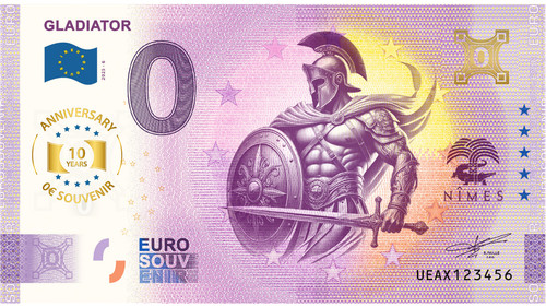 Billet souvenir 2025 - , france