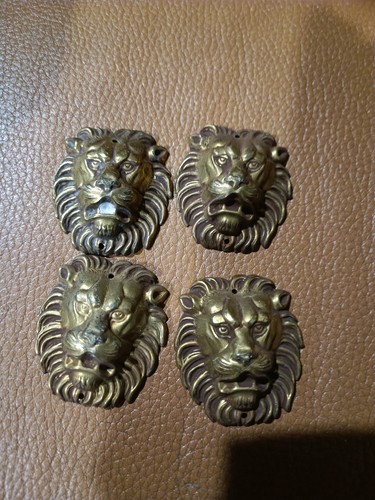 Lot têtes lion en - lot,