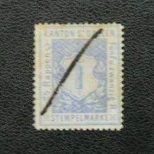 TIMBRE DE SUISSE : KANTON ST