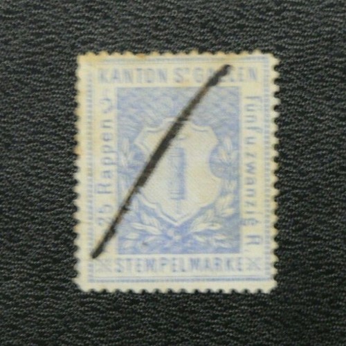 Timbre suisse kanton - suisse, st