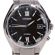 Montre Citizen Attesa Eco-Drive Perpetual Calendar CB1120-50G Silver Titanium