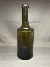 BOUTEILLE EN VERRE SOUFFLÉ DU XVIII /XIX eme SIÈCLE , ART POPULAIRE