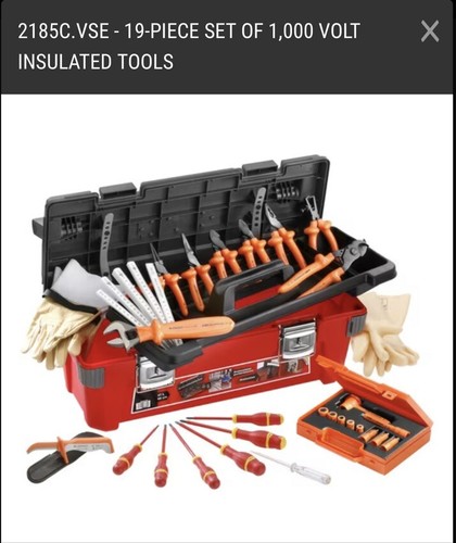 Facom 19pc 1000v insulated - 19pc,