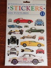 15 Autocollants à Collectionner  STICKERS LES VOITURES N° 13..Porsche, Mercédes
