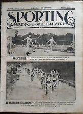 1922 Revue Sportive " SPORTING "  Cyclisme - Automobile - Boxe - Athlétisme Etc