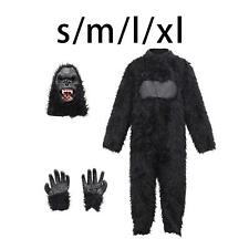 Costume de gorille d'Halloween, combinaison de jeu de rôle pour fête,