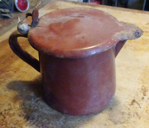 Pot lait avec - pot, à