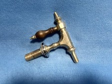 Ancien Robinet En Bronze Blanc