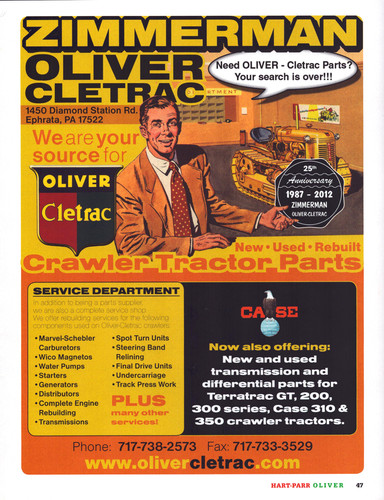 Oliver cletrac crawler tractor - oliver,