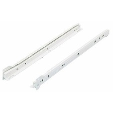 Coulisses à galets FR 402 - charge 25 kg - L 350 mm - Blanc HETTICH